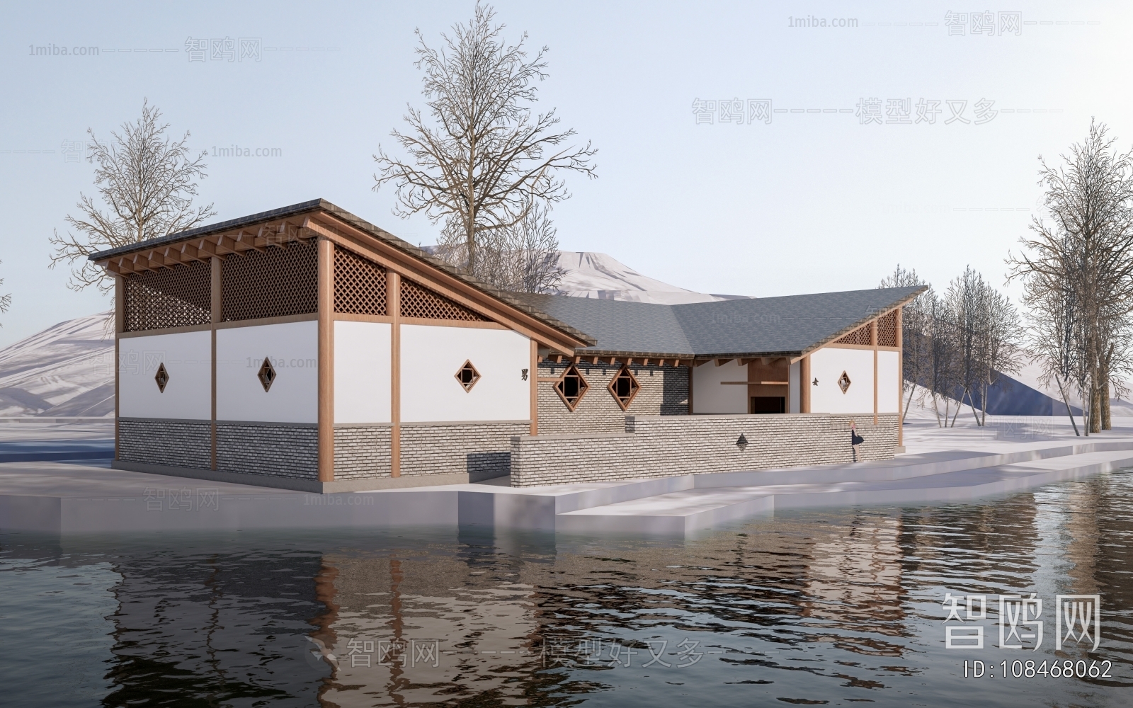 New Chinese Style Public Building