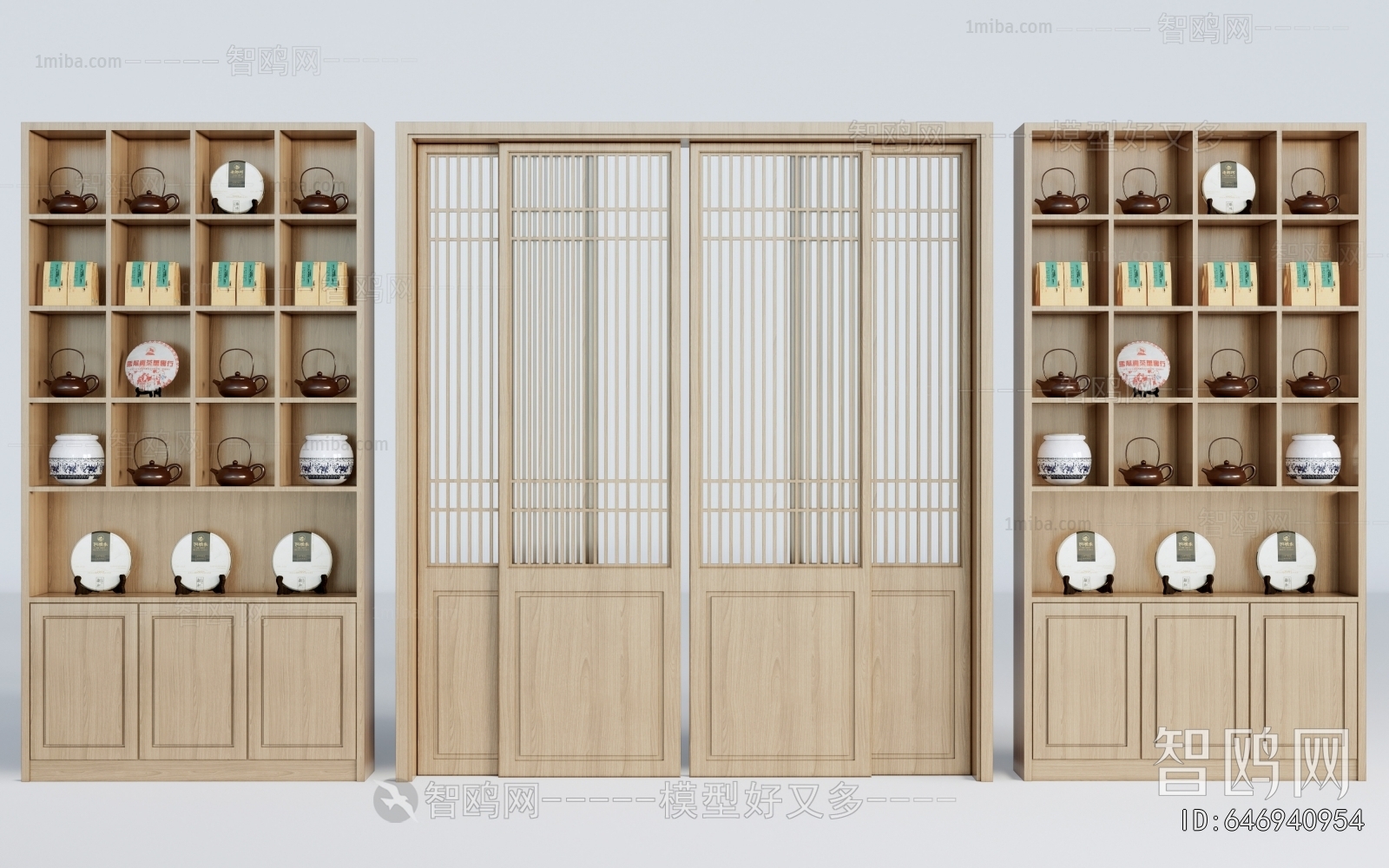 New Chinese Style Sliding Door