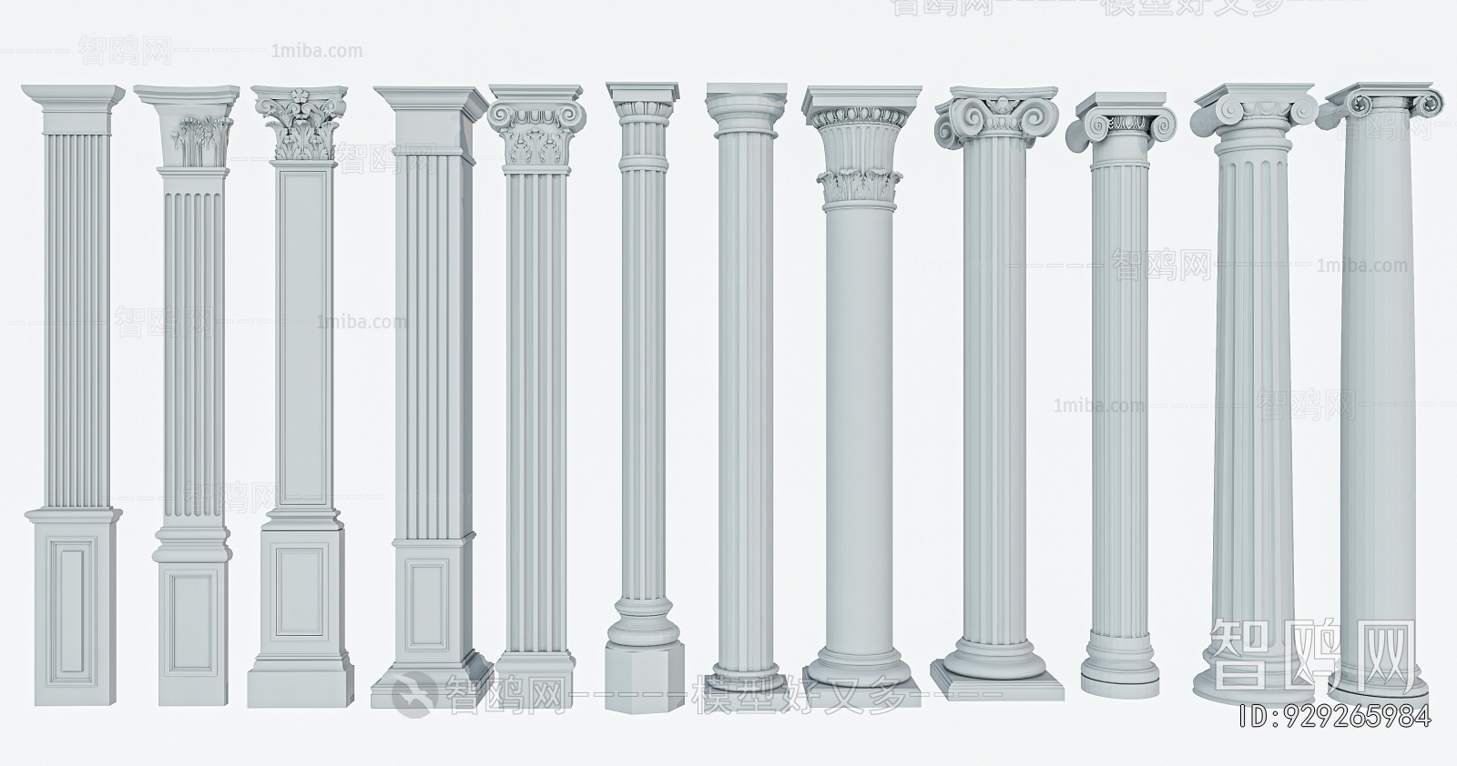 European Style Roman Pillar