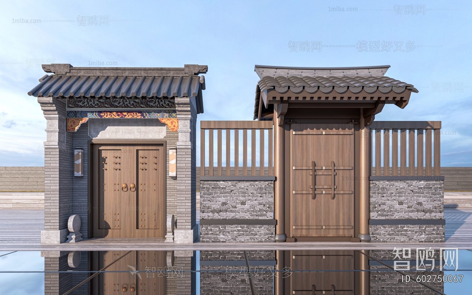 New Chinese Style Facade Element
