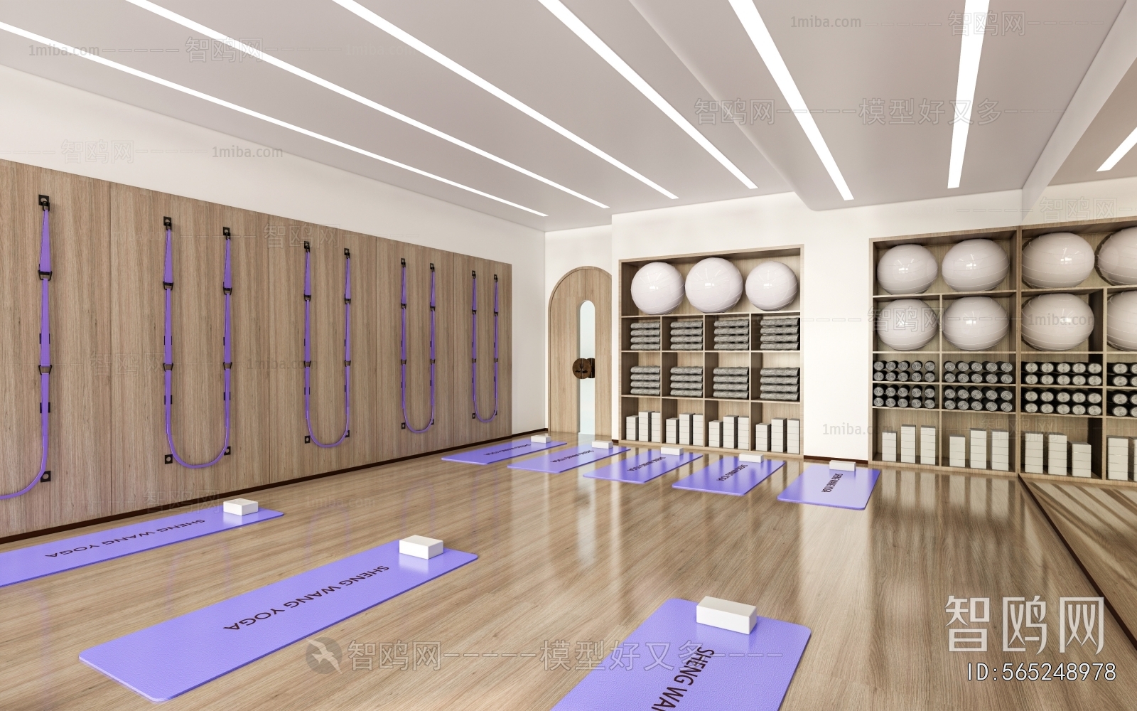 Modern Yoga Room
