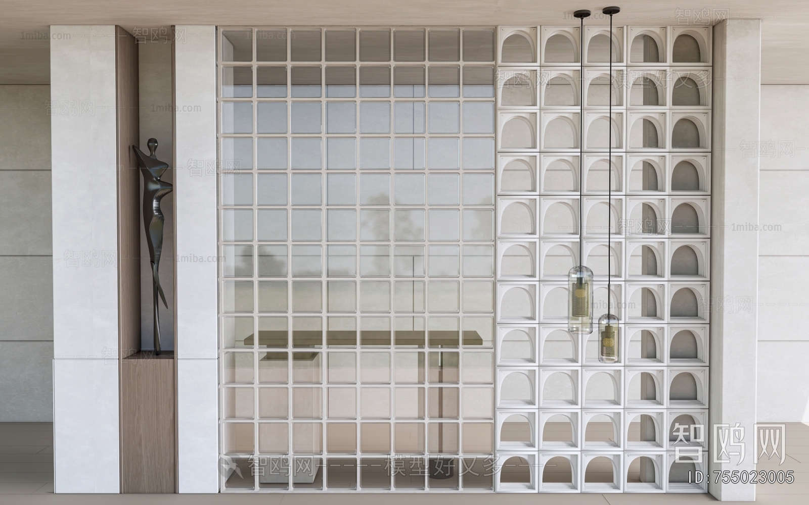 Modern Glass Screen Partition