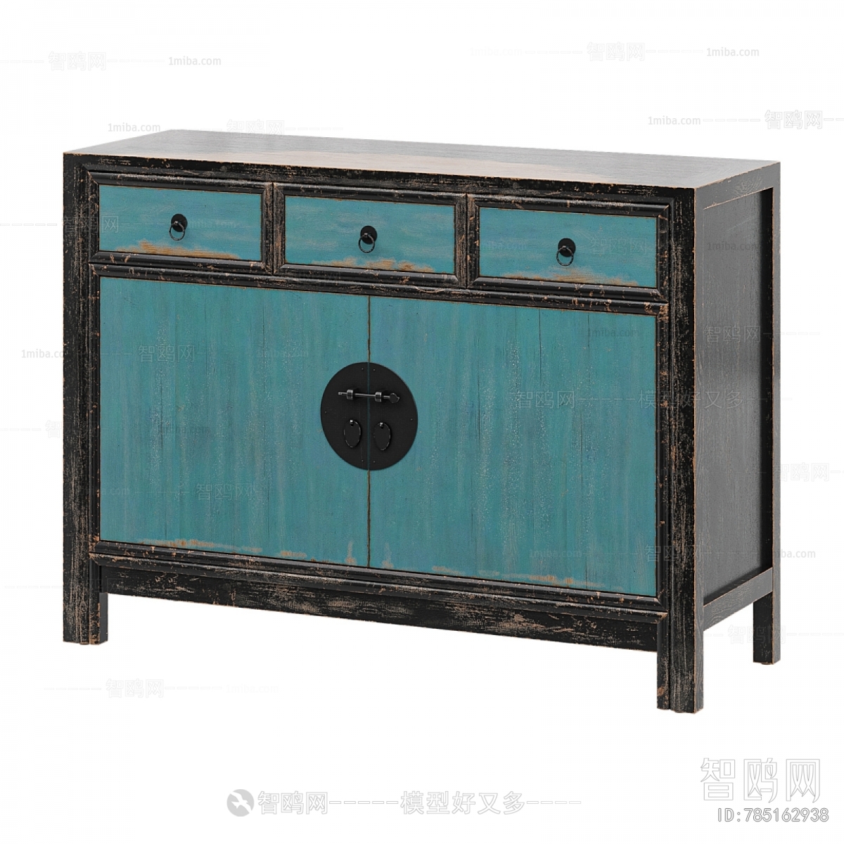 New Chinese Style Side Cabinet