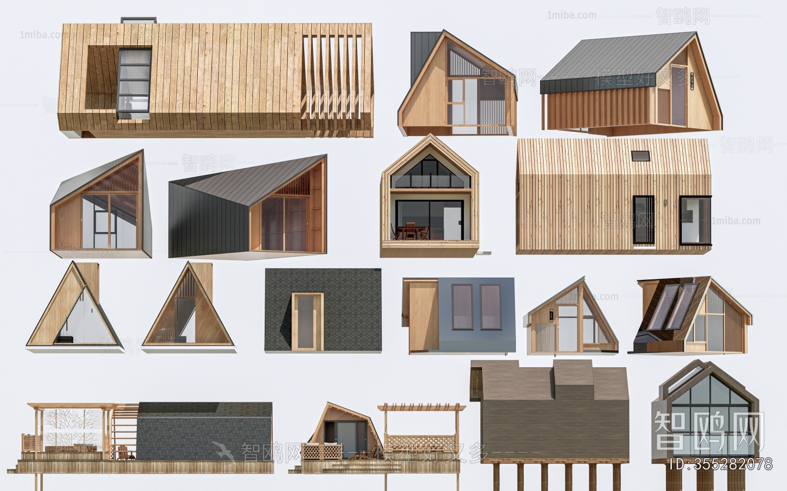 New Chinese Style Appearance Of Commercial Building