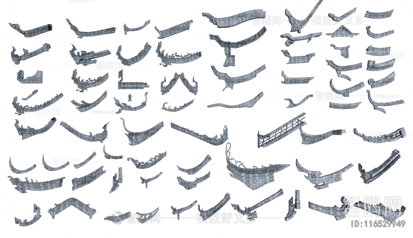 Chinese Style Building Component