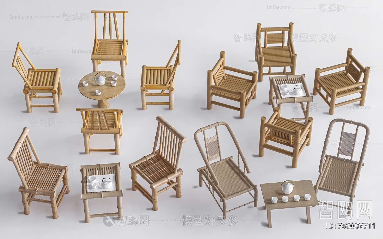 New Chinese Style Lounge Chair