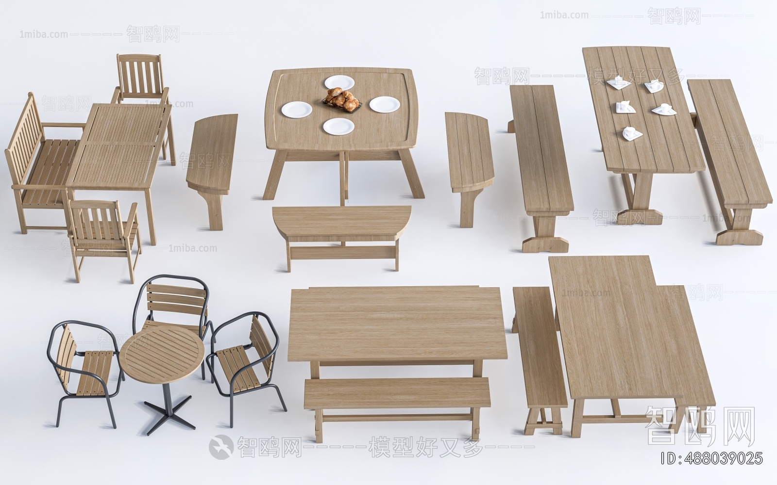 New Chinese Style Leisure Table And Chair