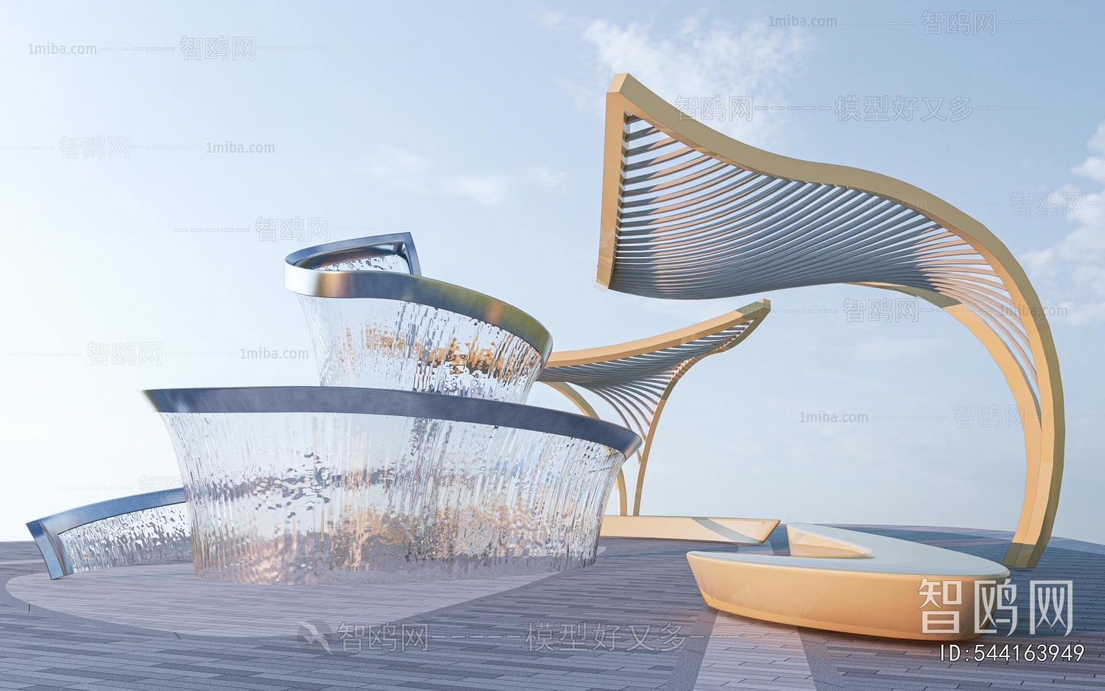 Modern Rockery Waterscape