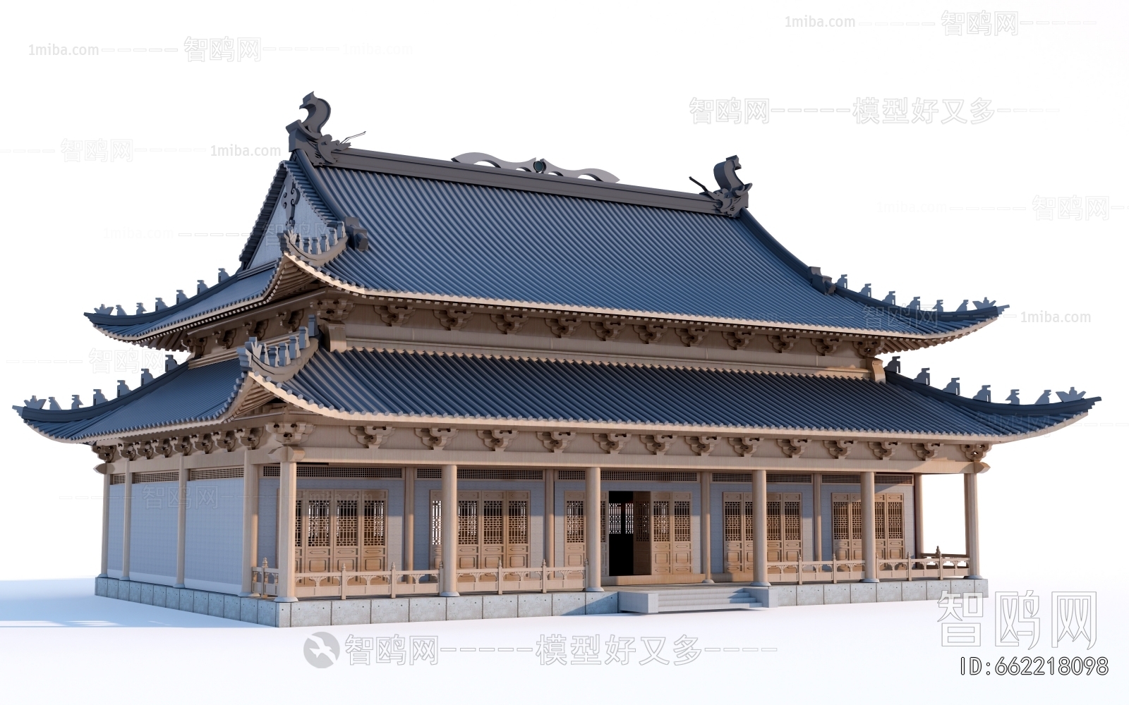 Chinese Style Appearance Of Commercial Building