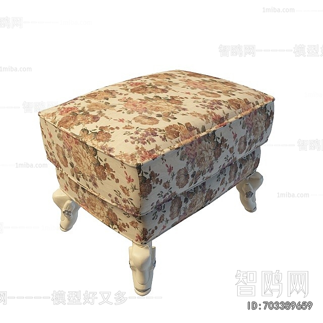 French Style Sofa Stool