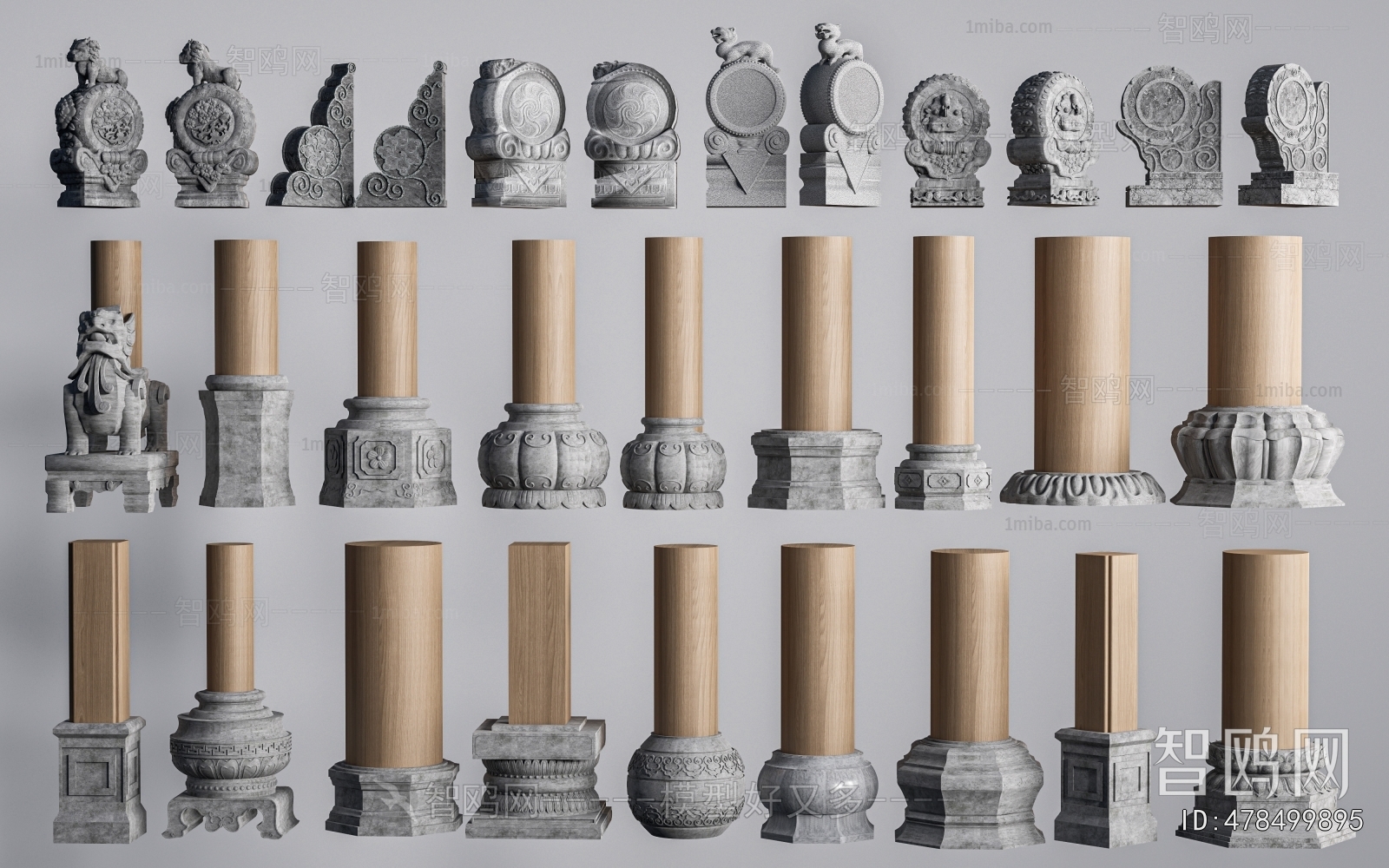 Chinese Style Column