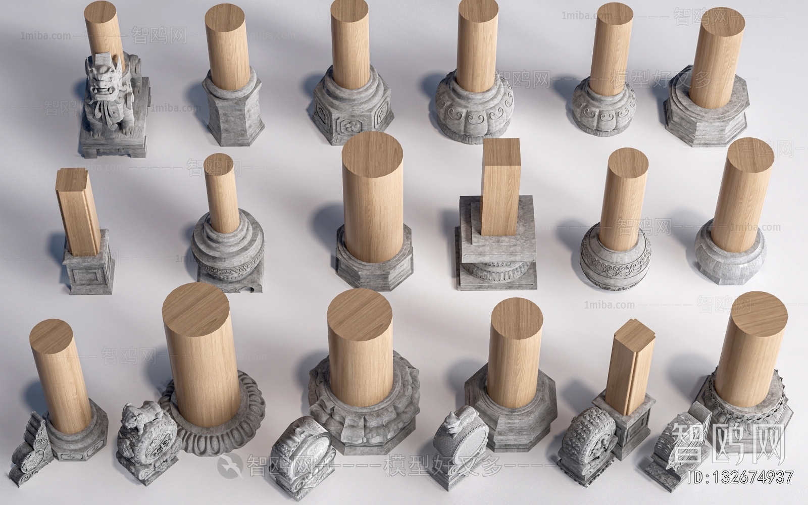 Chinese Style Column