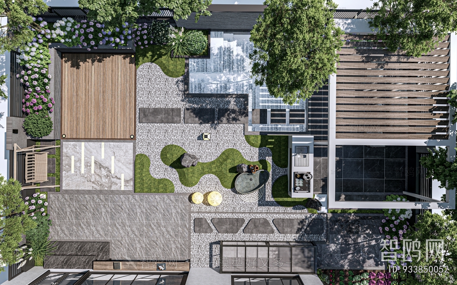 Modern Courtyard/landscape