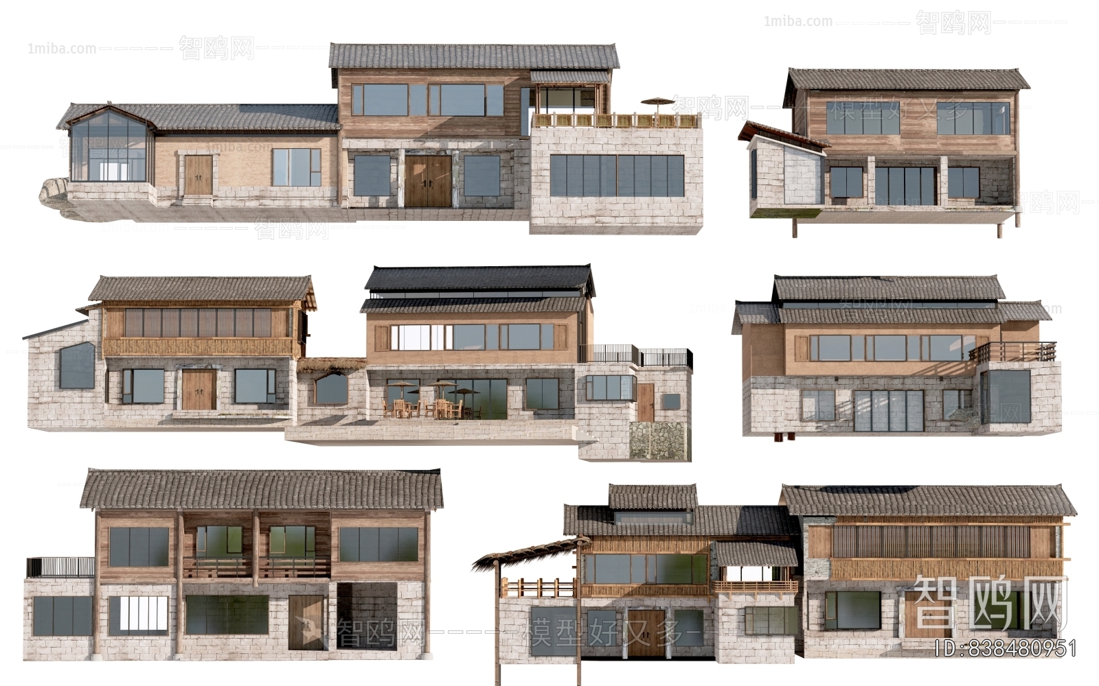 New Chinese Style Appearance Of Commercial Building