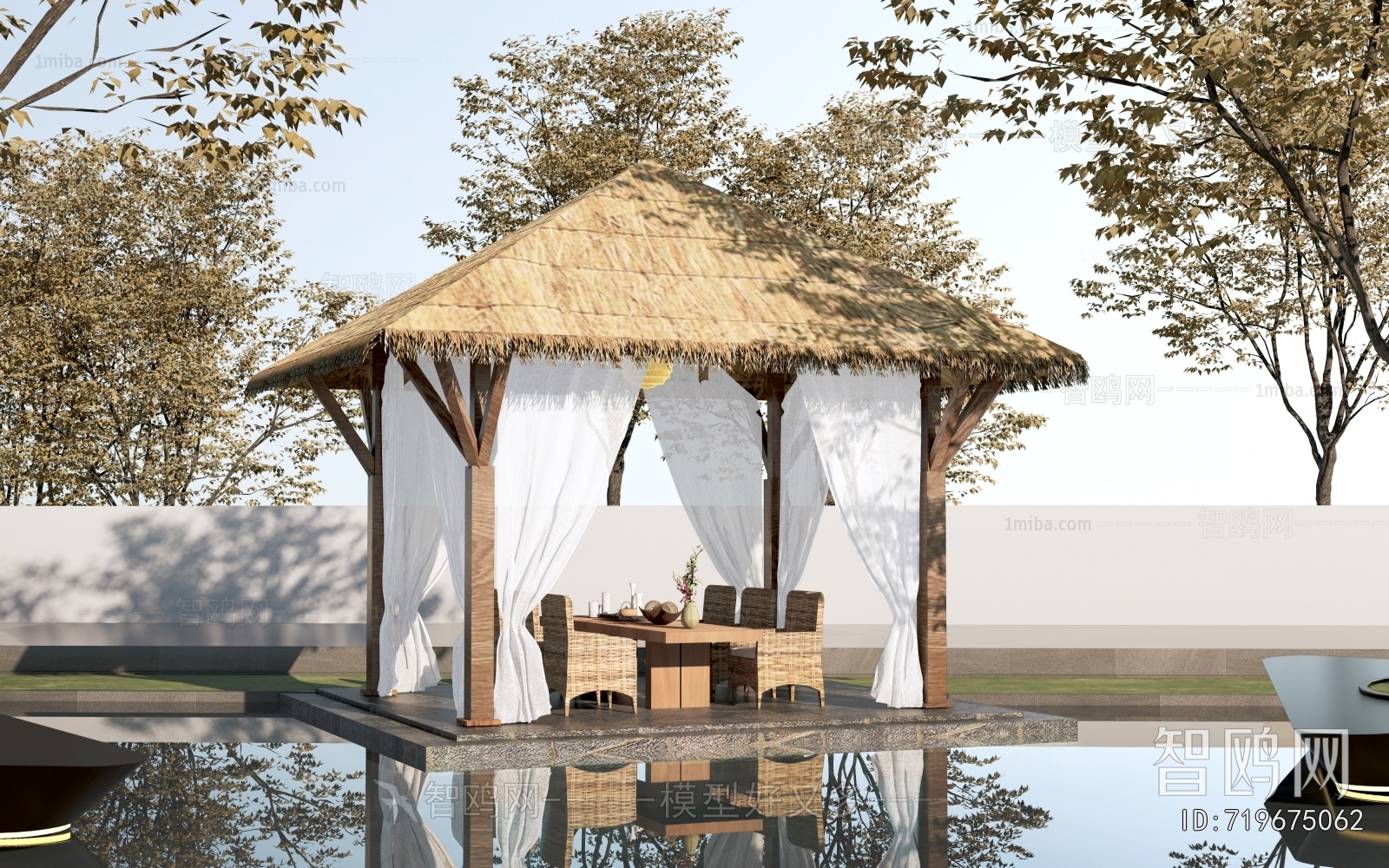 Wabi-sabi Style Pavilion