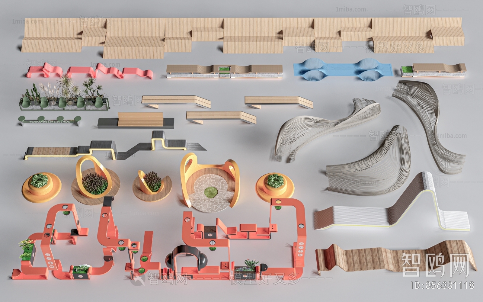 Modern Communal Chair