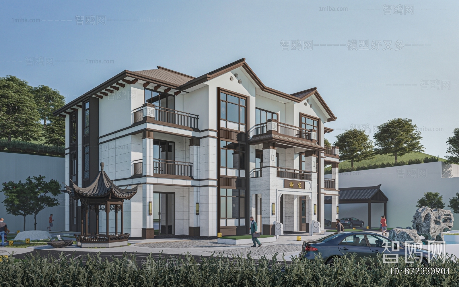 New Chinese Style Detached Villa