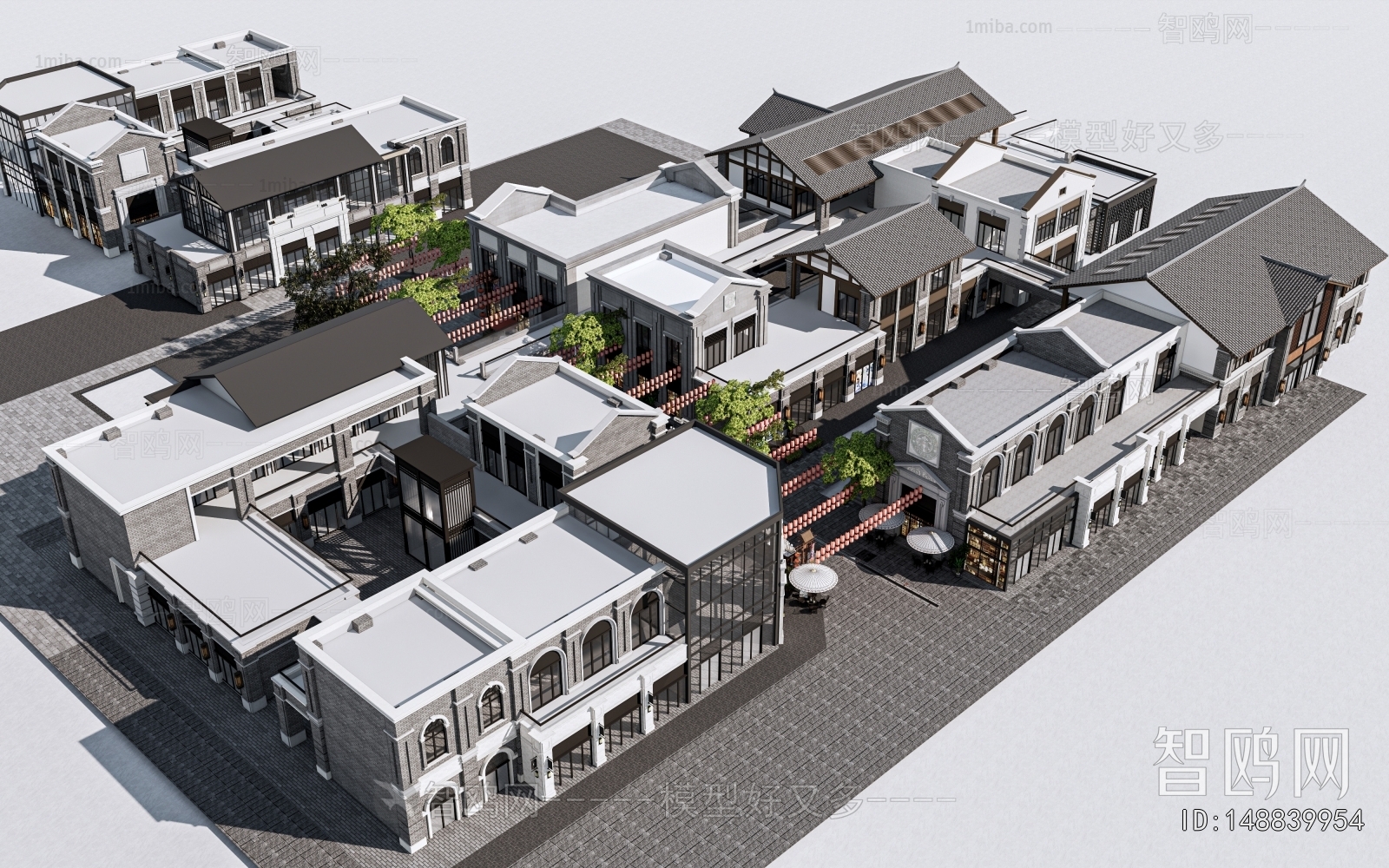 Chinese Style Commercial Street