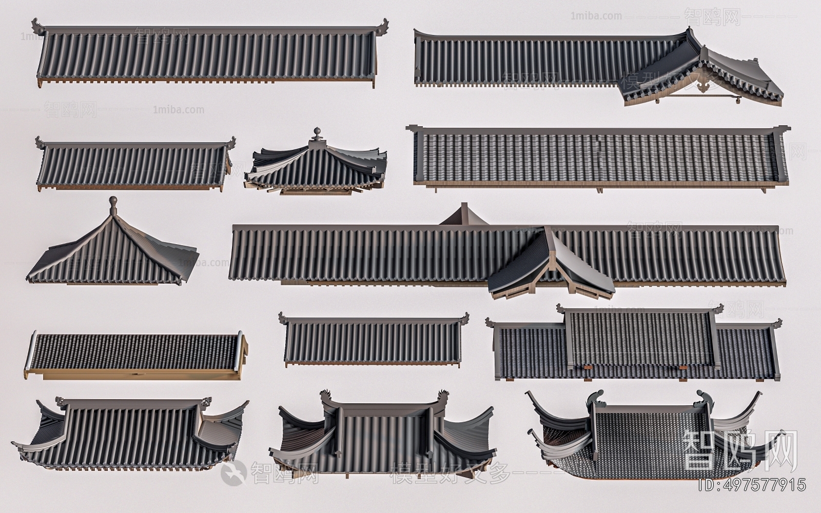 Chinese Style Building Component