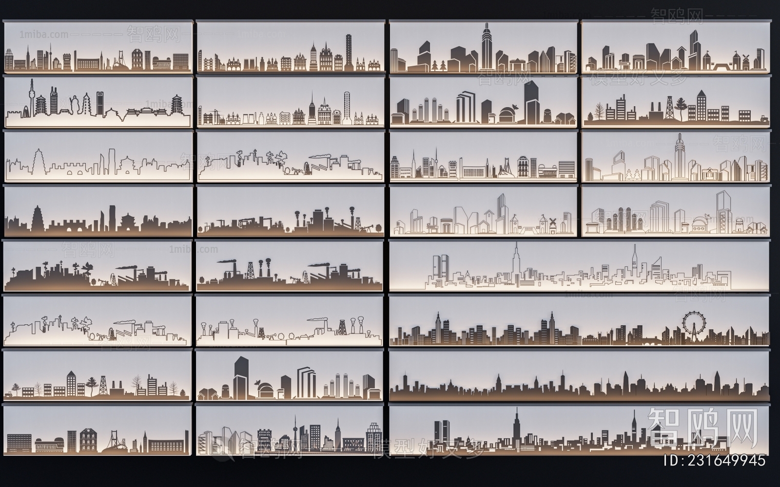 Modern Landscape Wall