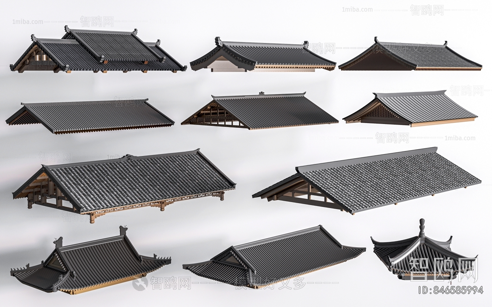 Chinese Style Building Component