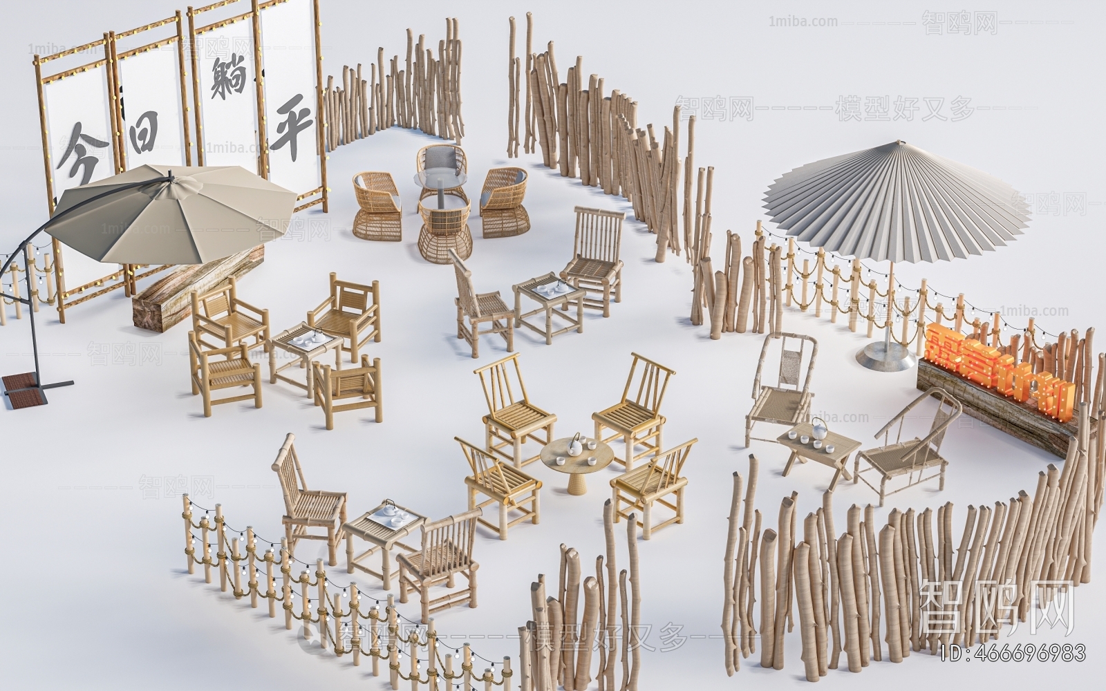 New Chinese Style Outdoor Tables And Chairs