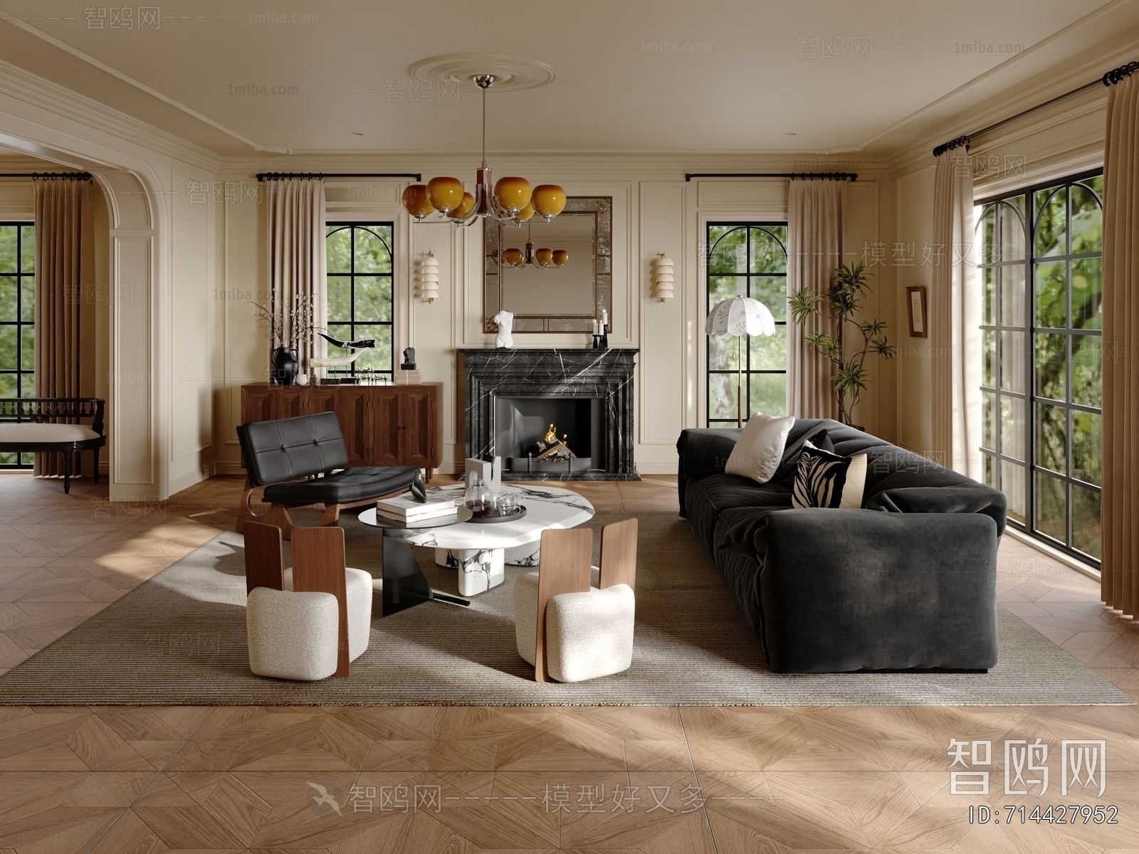 French Style A Living Room