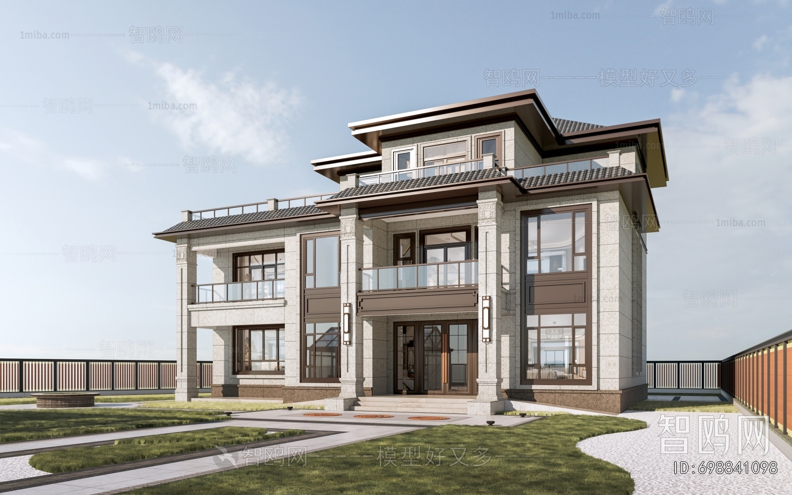 New Chinese Style Detached Villa