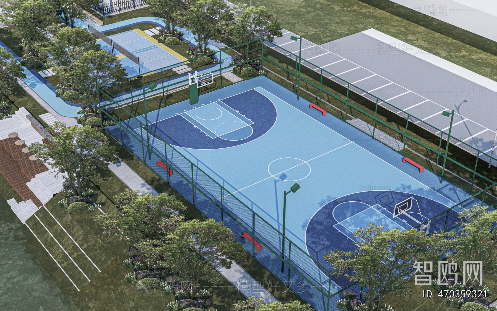 Modern Outdoor Sports Stadium