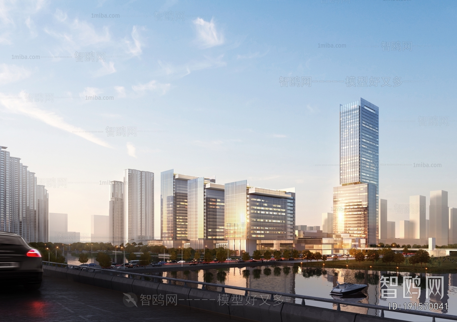 Modern Appearance Of Commercial Building