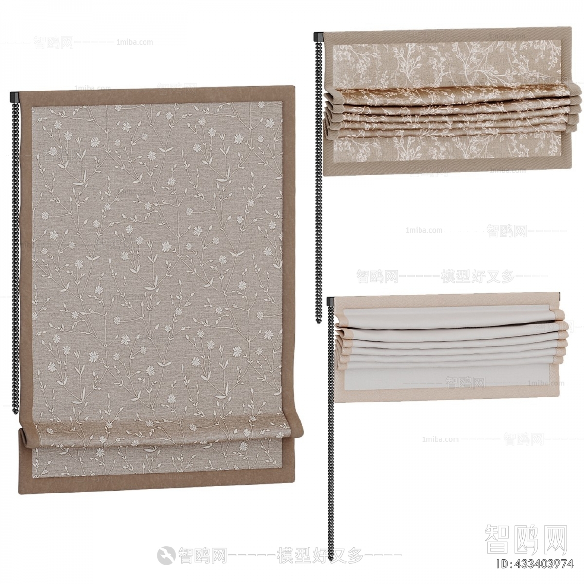 French Style Roman Curtain