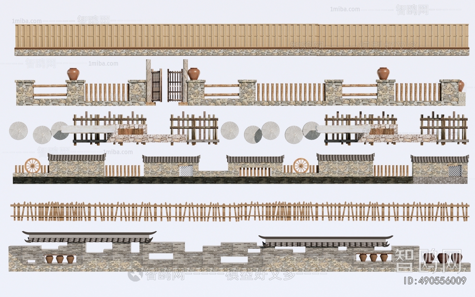 New Chinese Style Landscape Wall