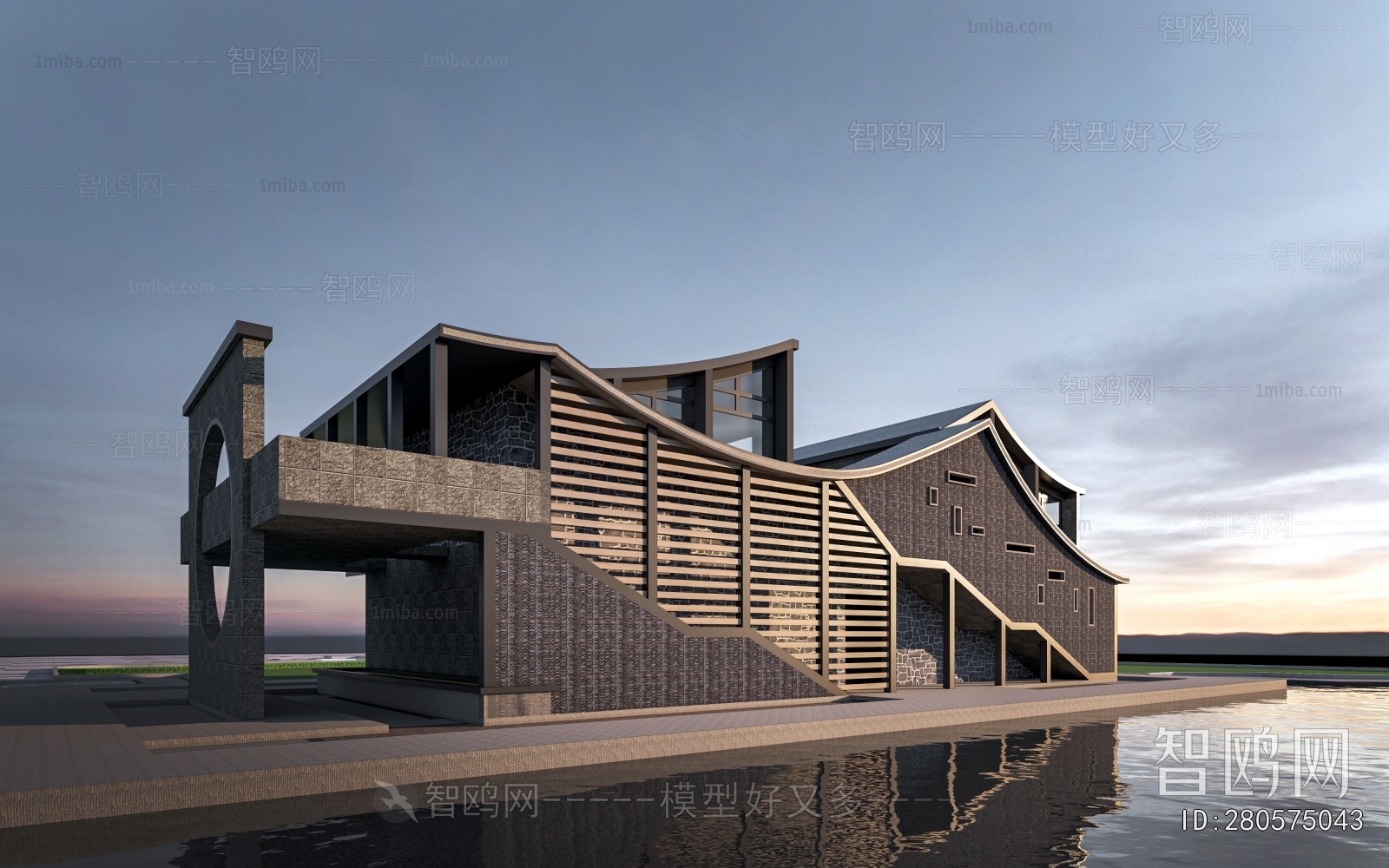 Modern Appearance Of Commercial Building