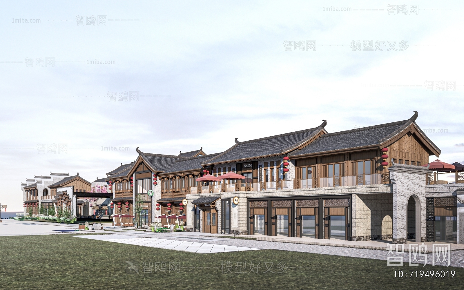 New Chinese Style Commercial Street