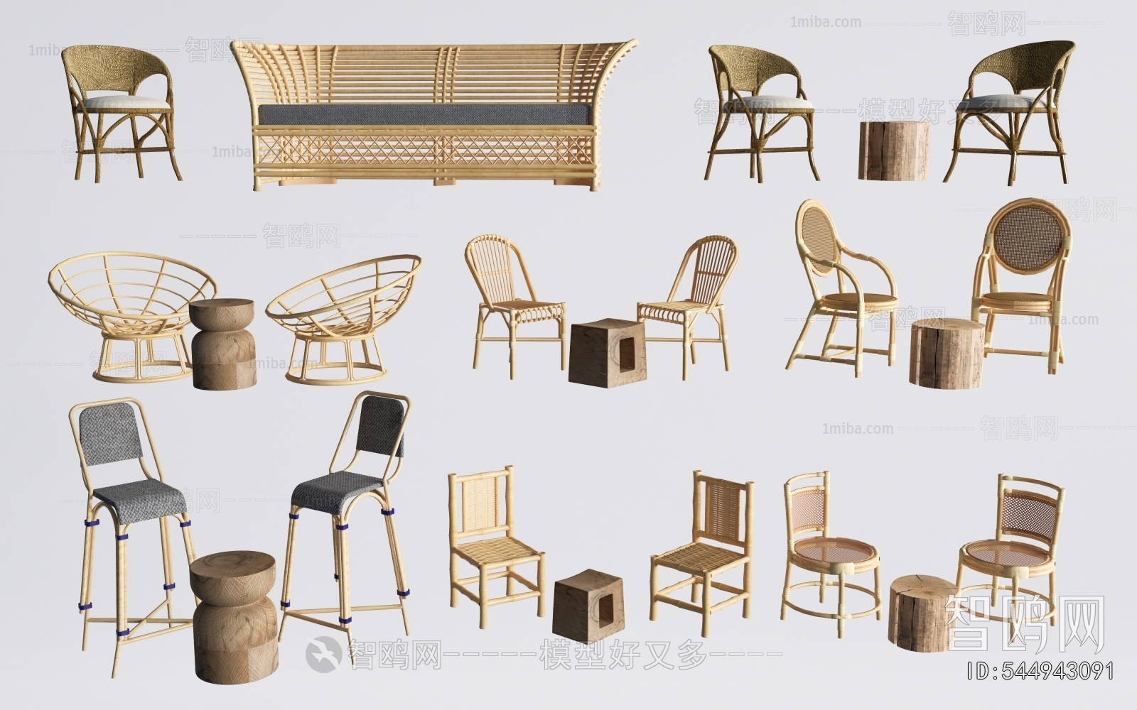 New Chinese Style Lounge Chair