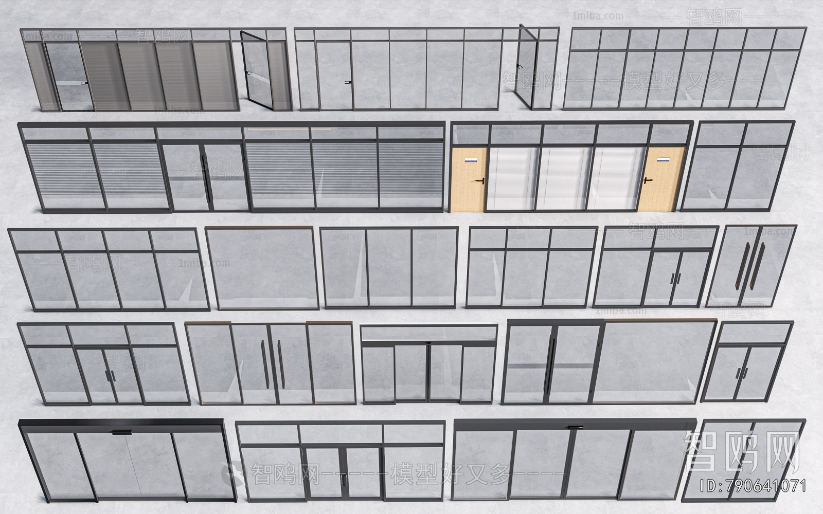 Modern Glass Screen Partition