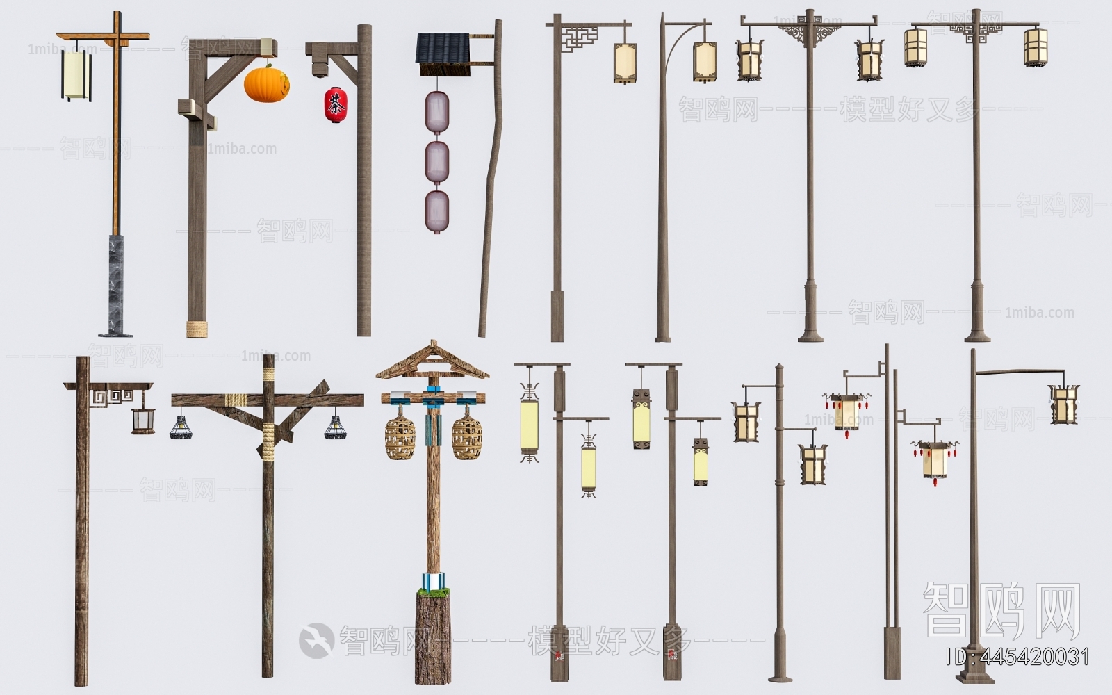 New Chinese Style Outdoor Light