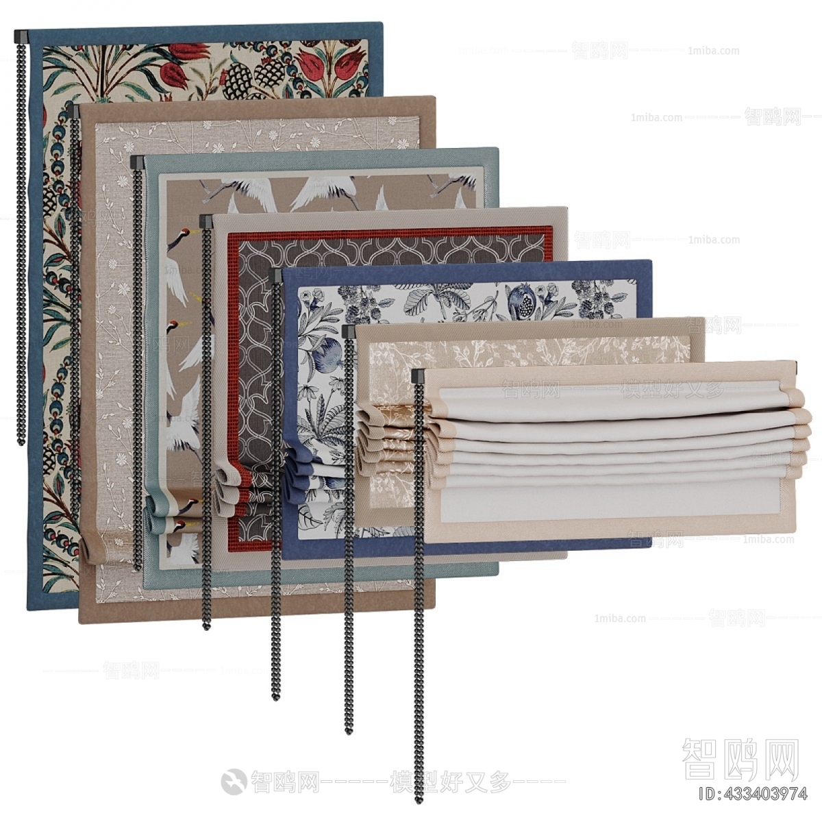 French Style Roman Curtain