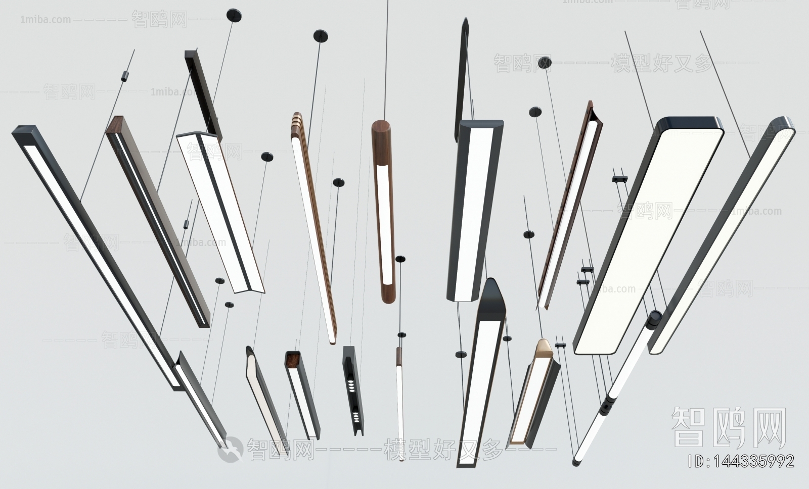 Modern Long Chandelier