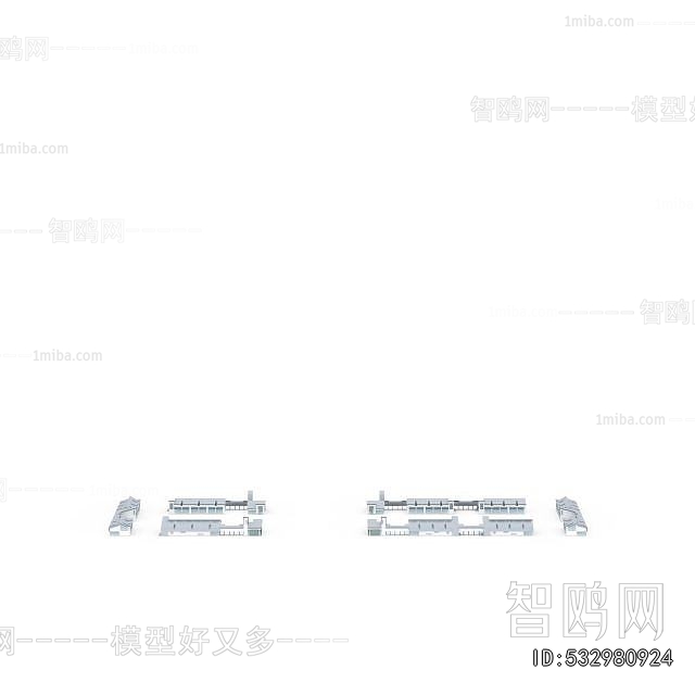 Modern Architectural Bird's-eye View Planning