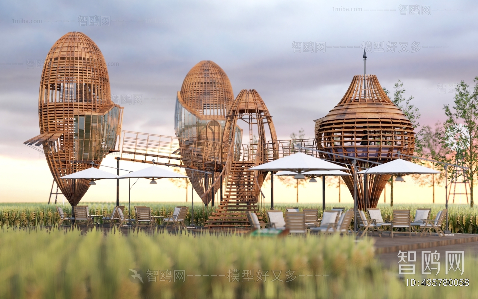 Modern Park Landscape