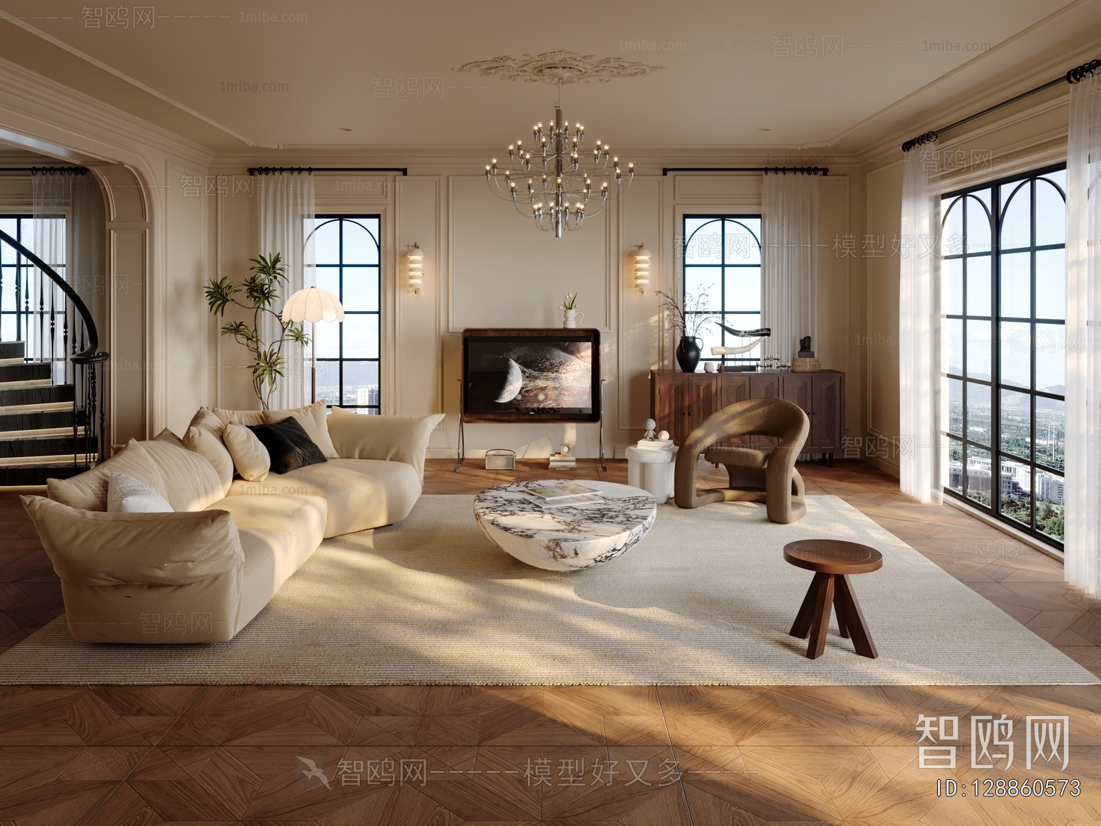 French Style A Living Room