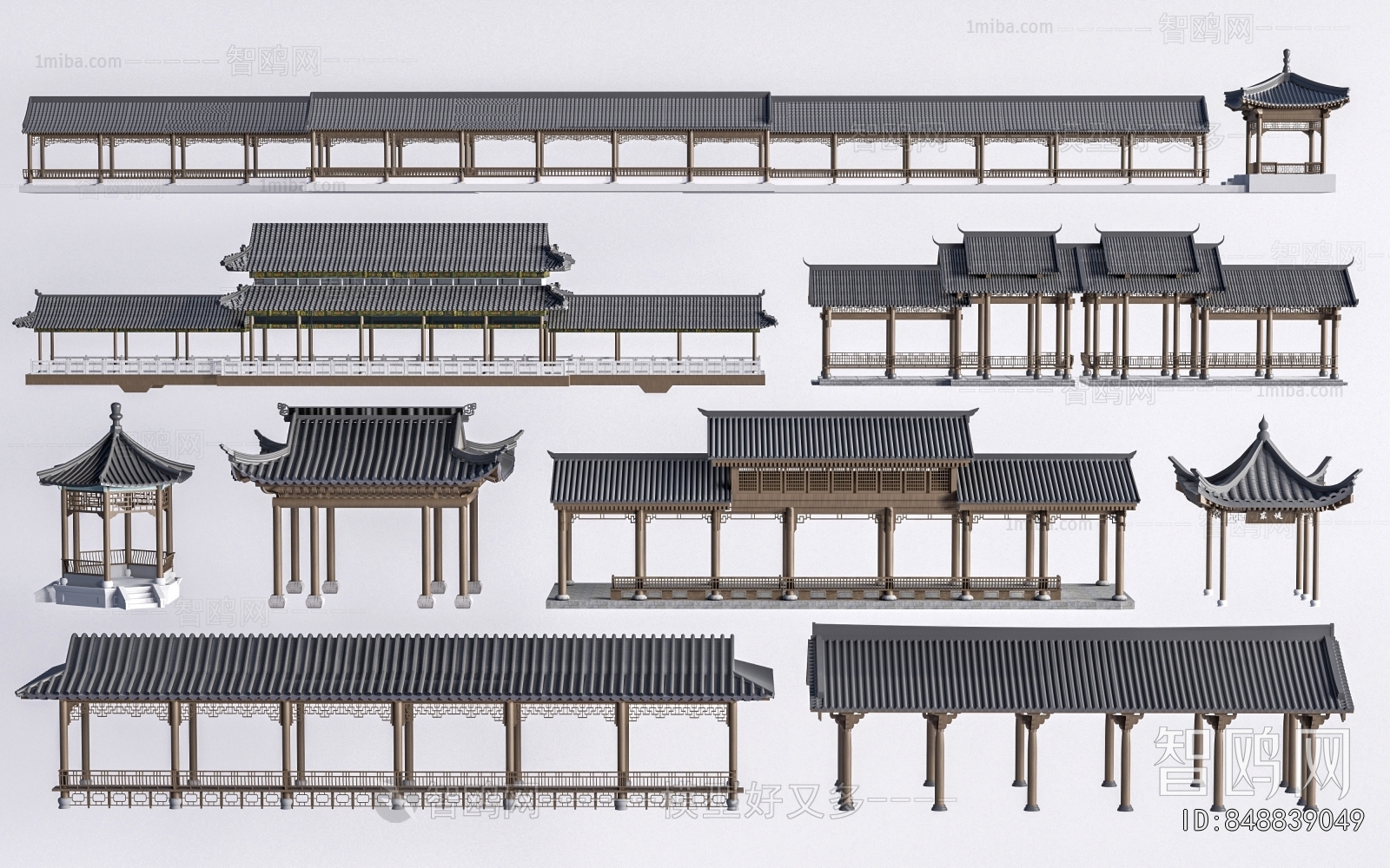 Chinese Style Gallery Frame