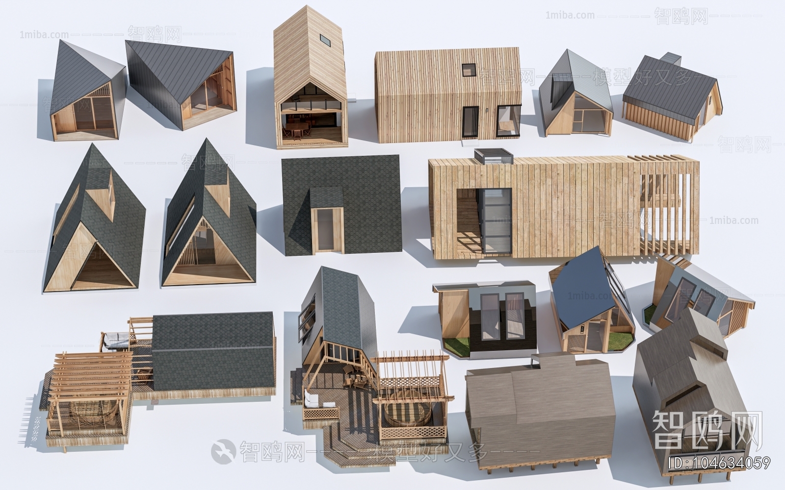 New Chinese Style Appearance Of Commercial Building