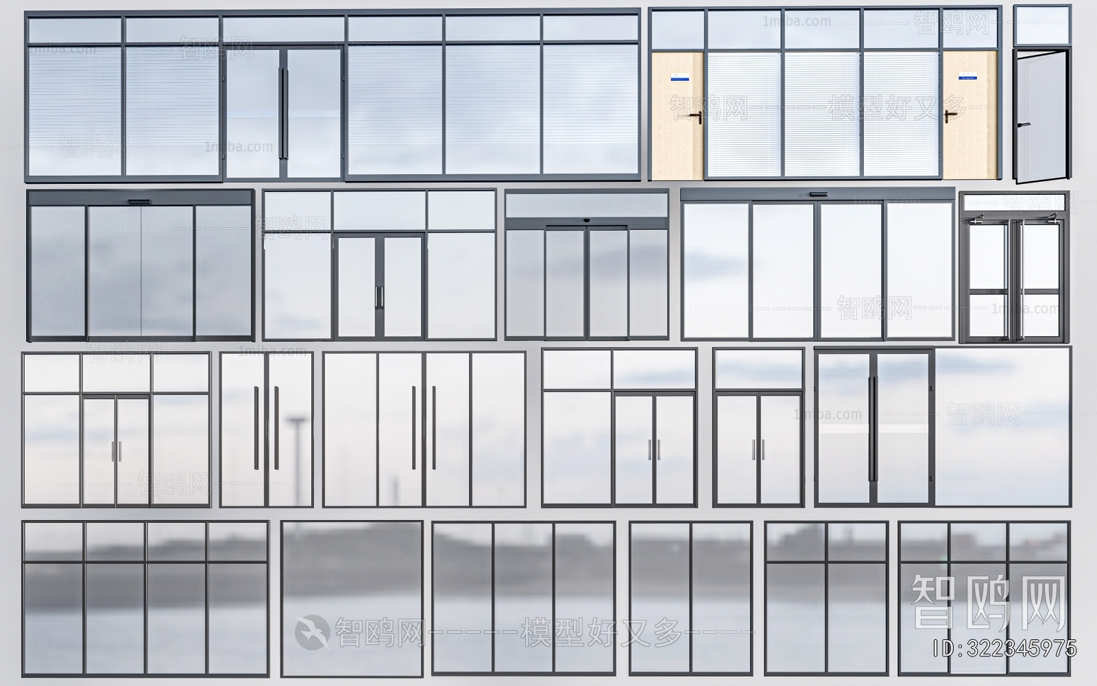 Modern Glass Screen Partition