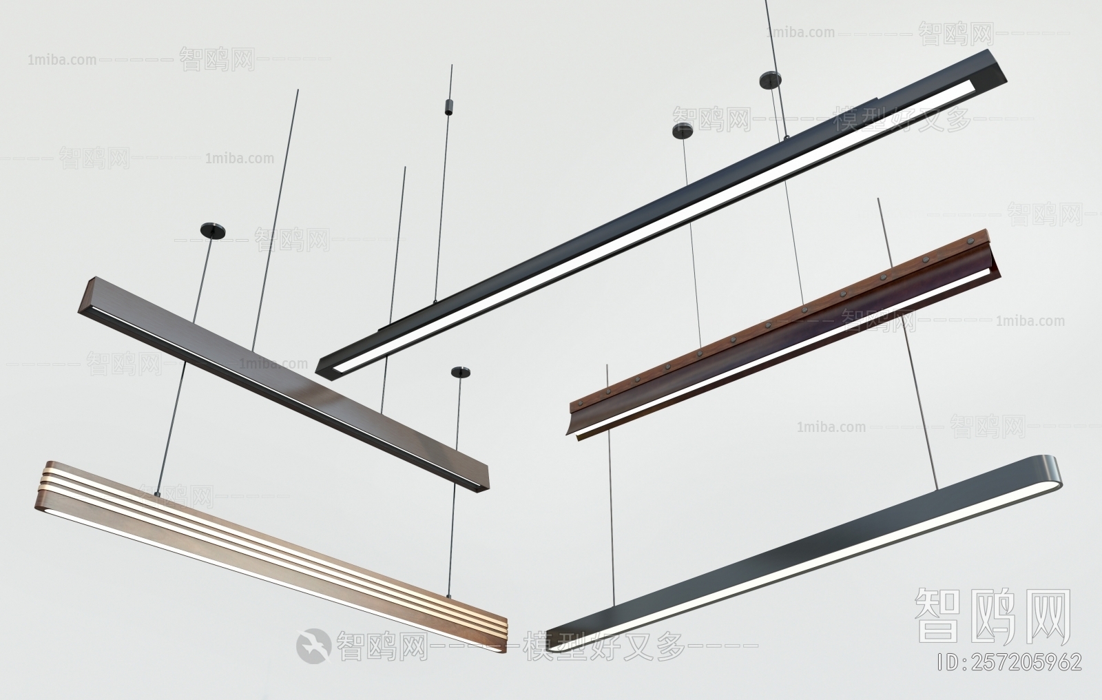 Modern Long Chandelier