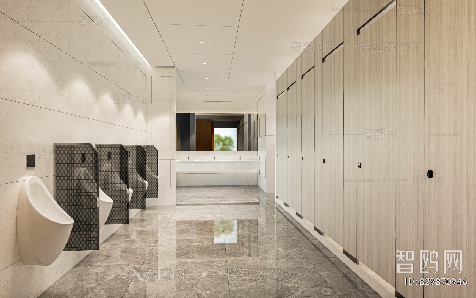 Modern Public Toilet