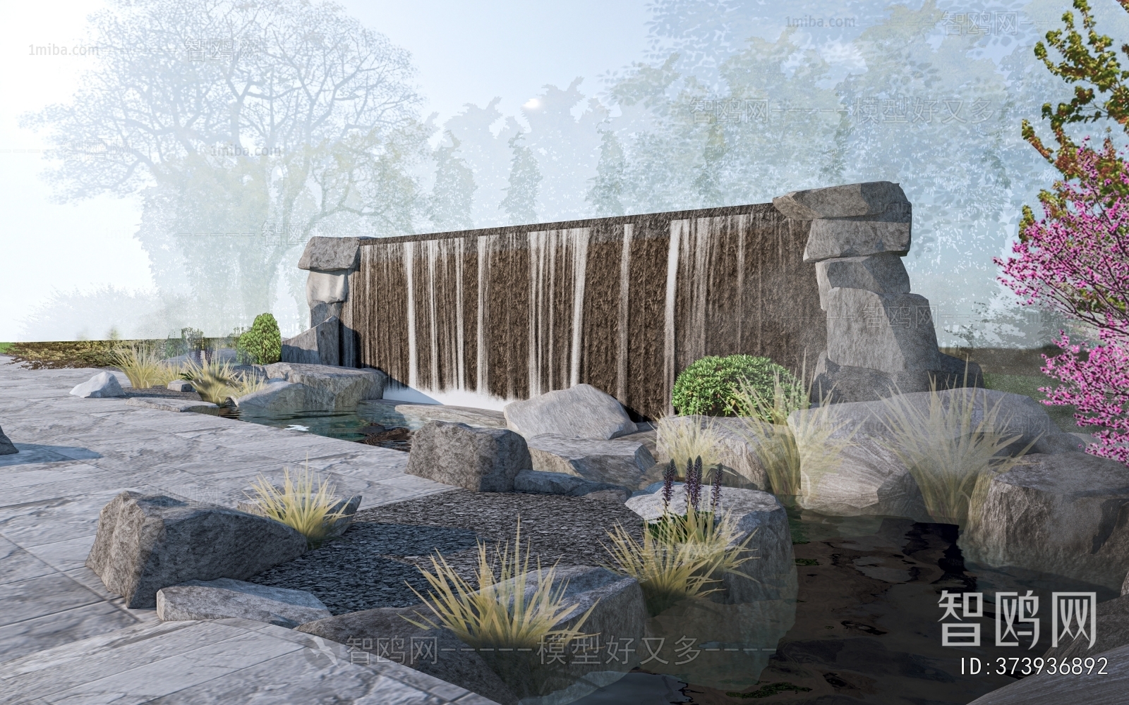 Modern Rockery Waterscape