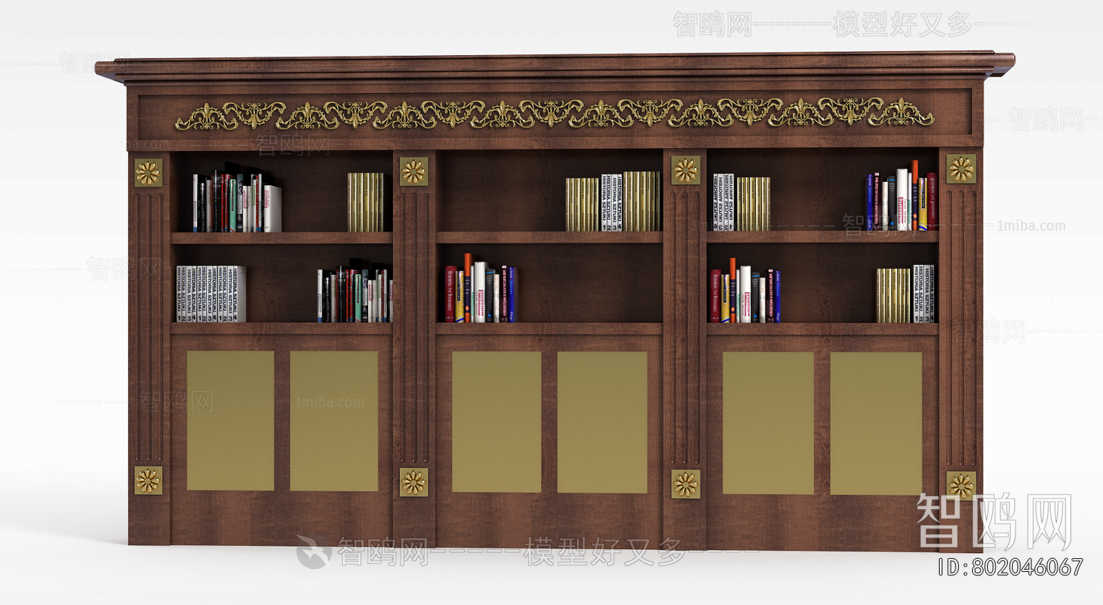 Chinese Style Bookcase