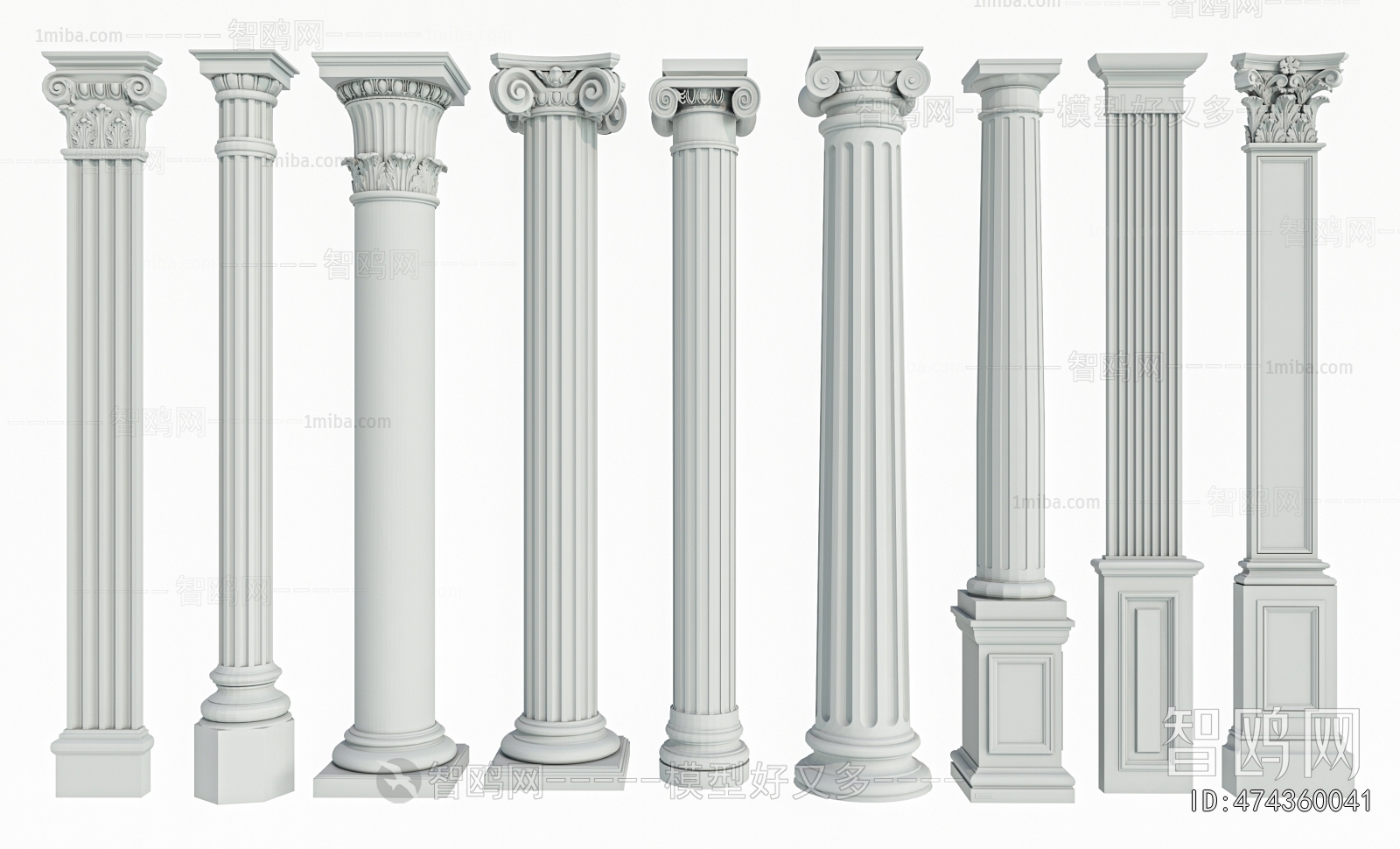 European Style Roman Pillar